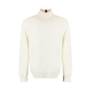 PAUL SMITH Men's Wool Turtleneck Sweater Men WHITE Sweaters & Cardigans